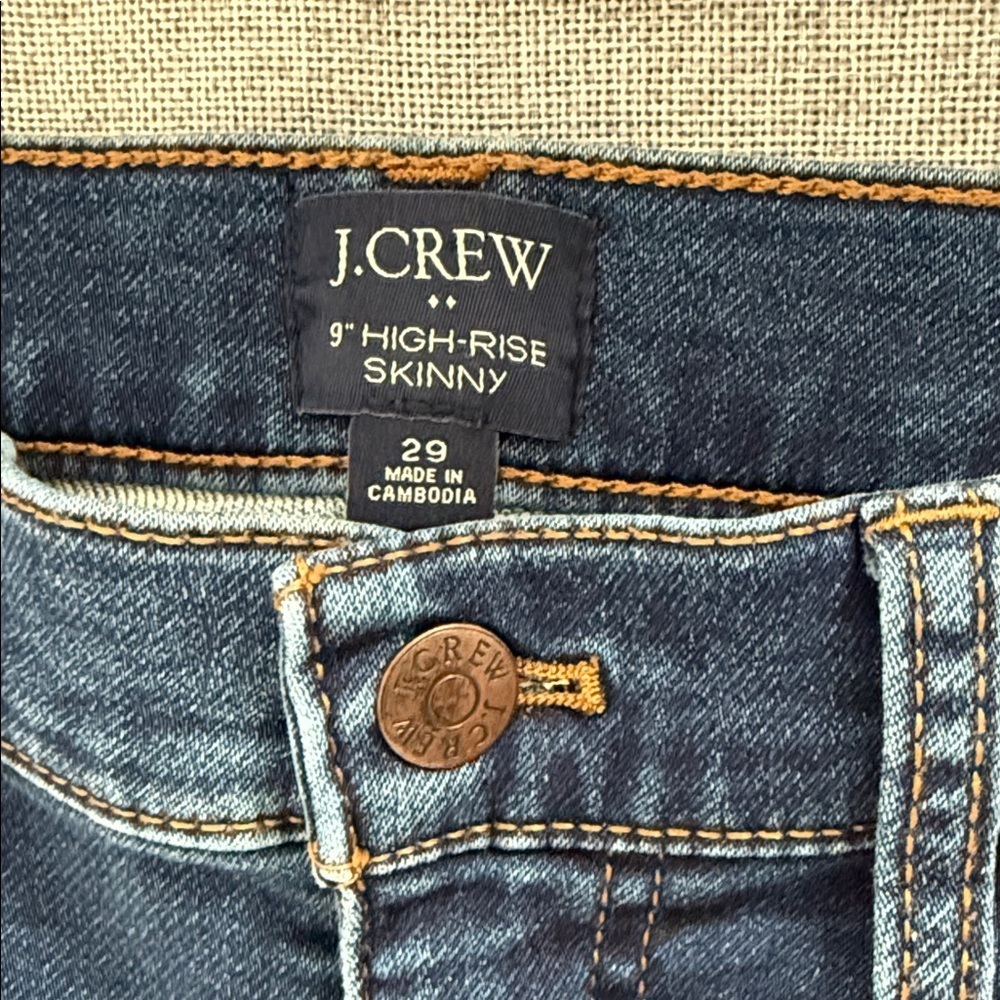 J. Crew Dark Blue Skinny Jeans - Picture 7 of 7